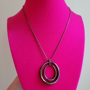 New York and Co. Gunmetal Necklace